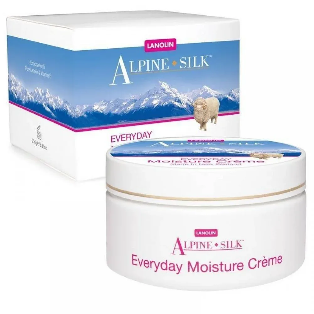 Alpine Silk 艾贝斯 日常保湿霜 富含纯羊毛脂 维生素E 每日保湿面部肌肤 100g【保质期2029.10】 详情图 1