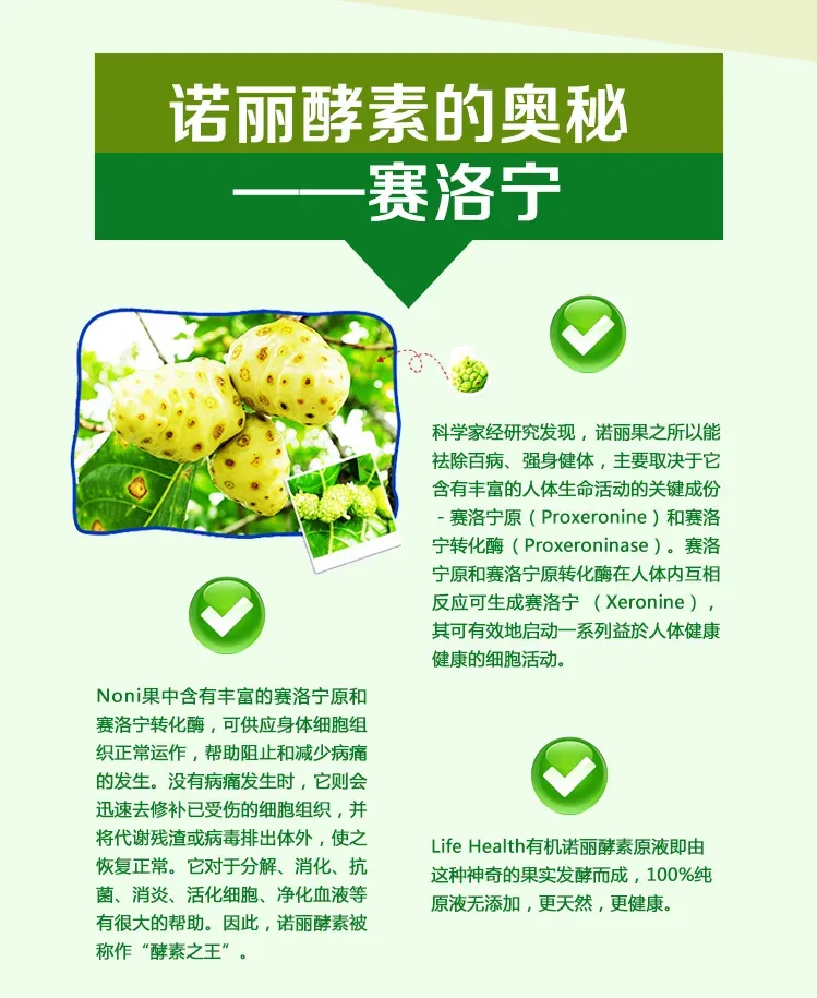 Life Health有机诺丽酵素100%原液750ml【保质期2028/04】 详情图 3