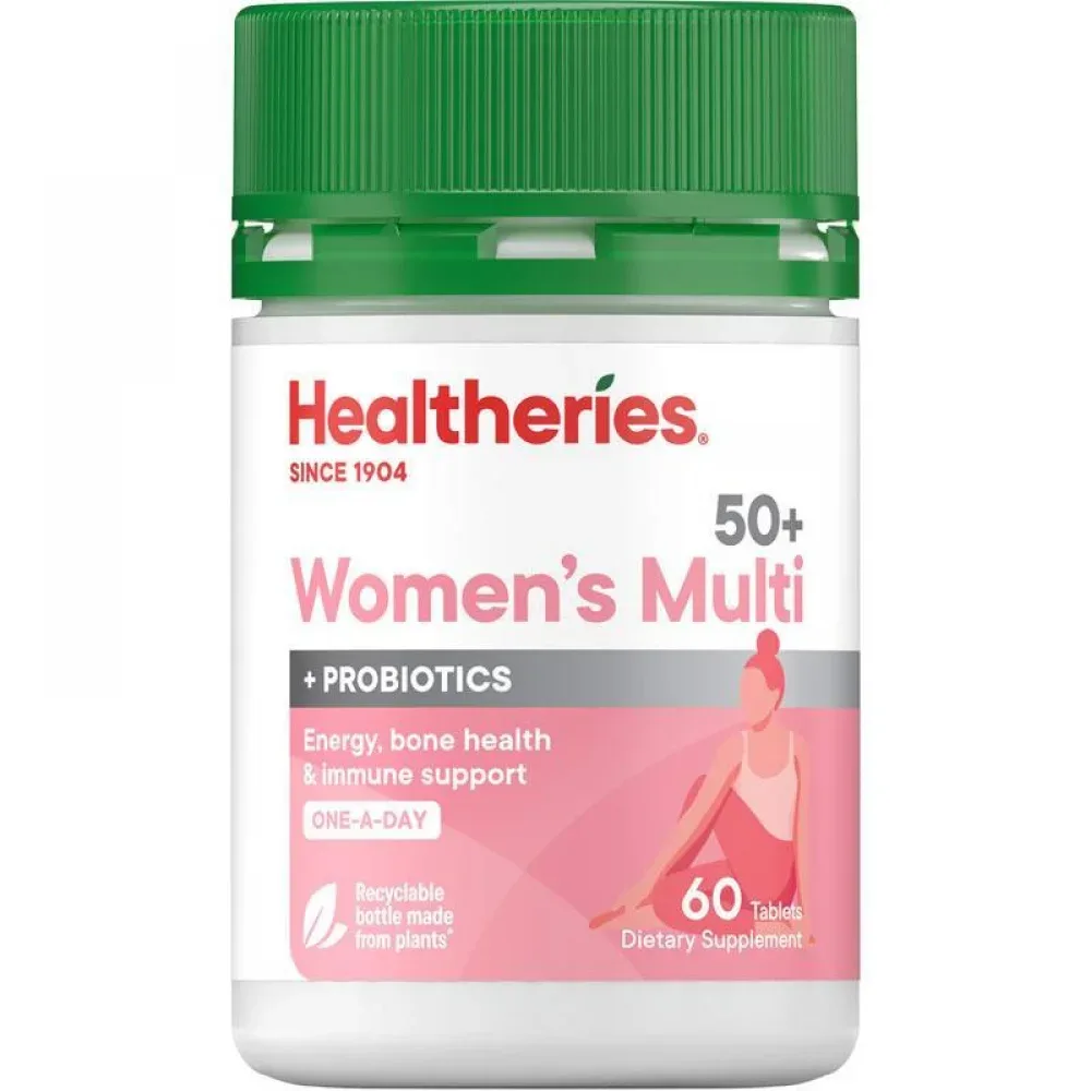 Healtheries 贺寿利 女性50岁以上每日一片复合维生素 60片【保质期2027.09】 详情图 1
