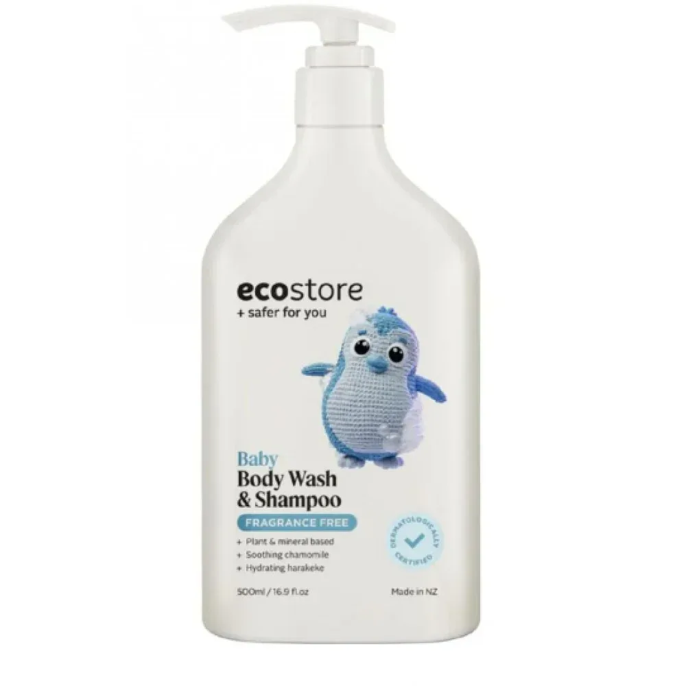 ecostore 宜可诚 婴儿洗发沐浴二合一(无香型) 500ml【保质期2027.02】 详情图 1