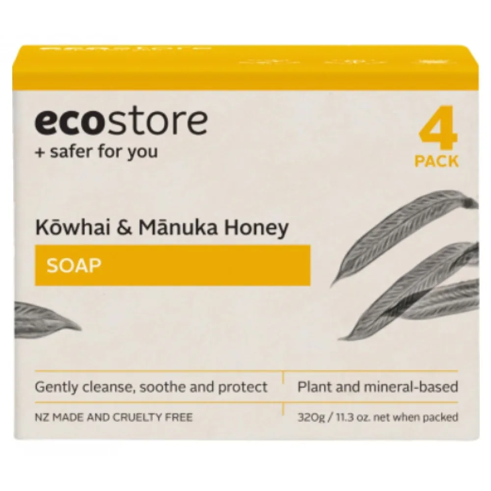 ecostore 宜可诚 麦卢卡蜂蜜香皂 4块装 320g 详情图 1