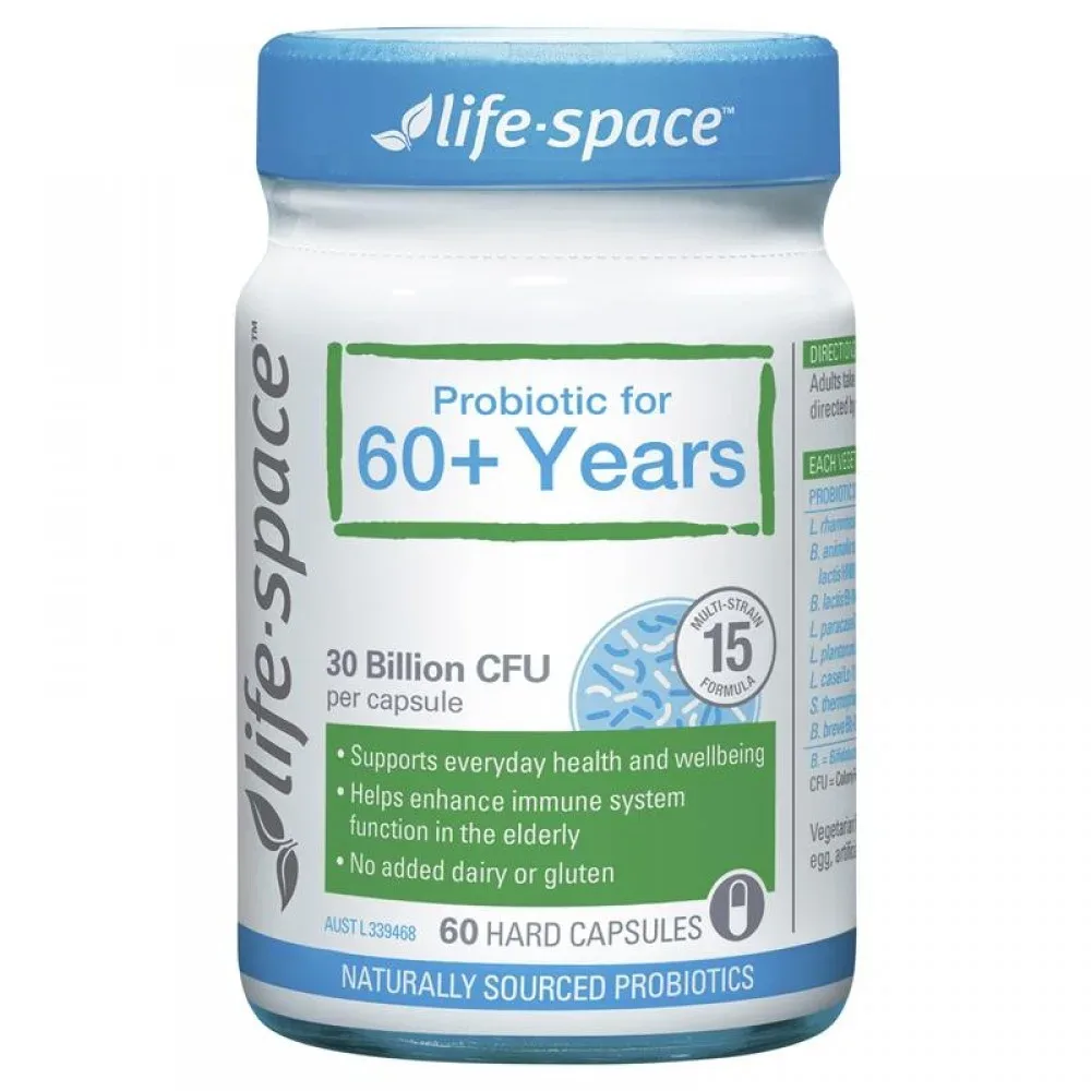 Life-Space 益倍适 老年人益生菌 60粒 专门为60岁以上老年人研发【保质期2028.02】 详情图 1