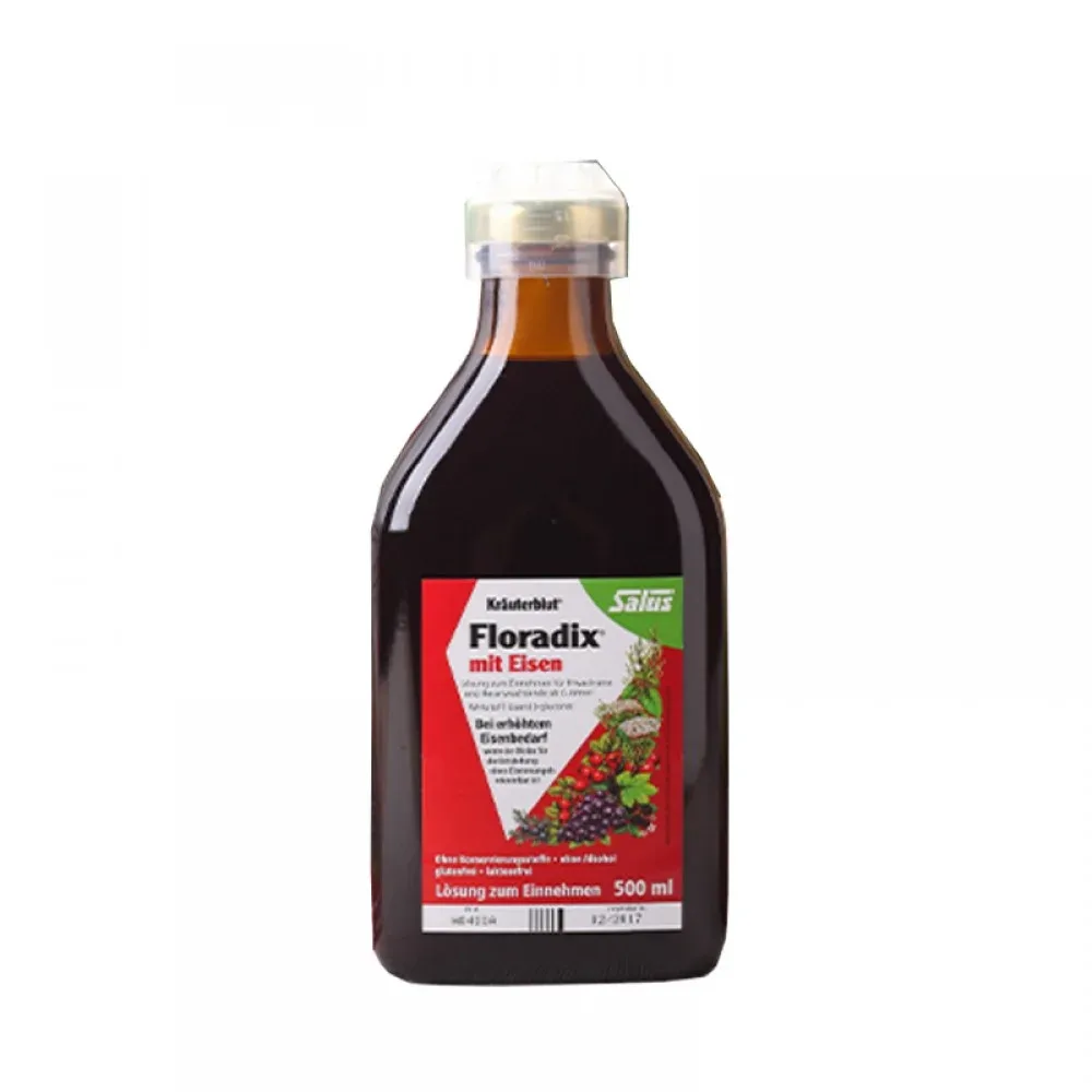 Floradix 铁元 补铁用有机营养液 维他命补铁口服液 500ml【保质期2027.09】 详情图 1