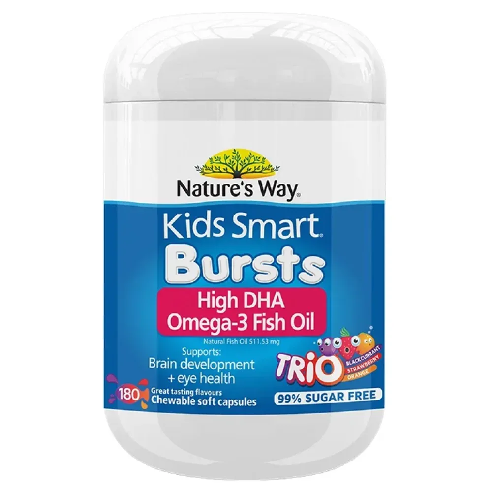 Nature's Way 佳思敏 儿童Omega-3 DHA鱼油软糖 180粒【保质期2028.11】 详情图 1