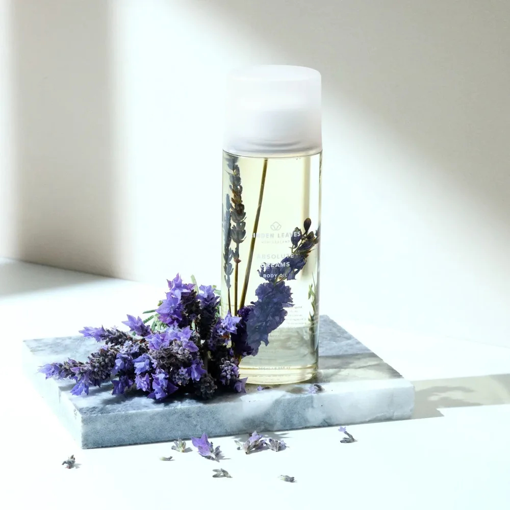 Linden leaves Absolute Dreams 身体按摩精油 #薰衣草香味 265ml【保质期2029.09】【规格：限时买赠 买大送小60ml】 详情图 2