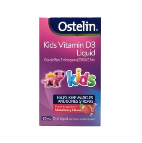 Ostelin 奥斯特林 婴幼儿维生素D滴剂 草莓味 20ml【保质期2028.04】 详情图 1