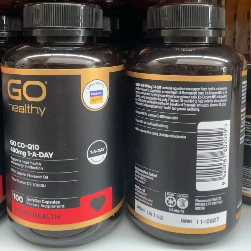 GO Healthy 高之源 心脏辅酶COQ10 400mg 100粒（强效补充型）【保质期2028.12】 详情图 1