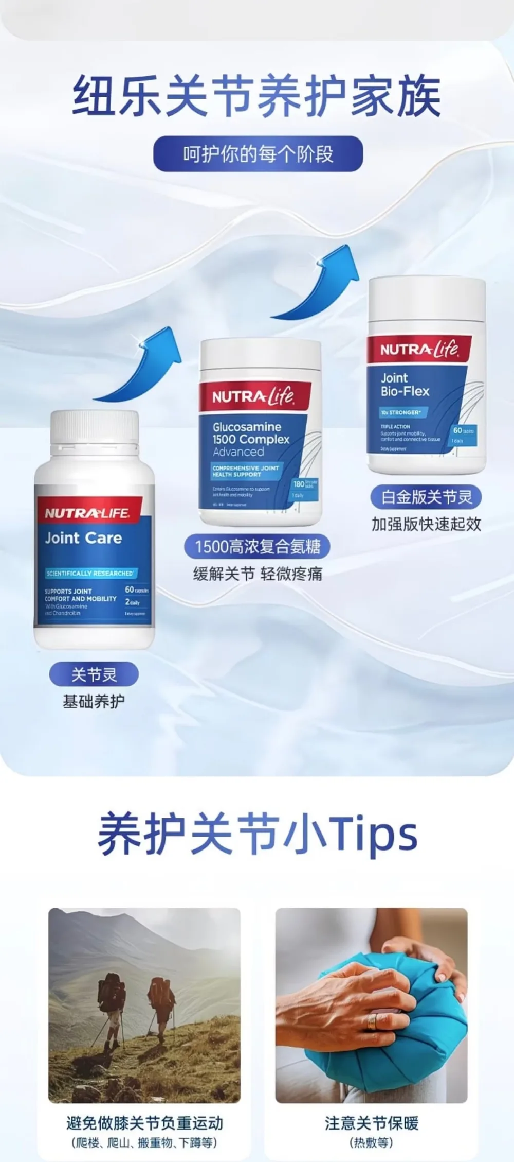 Nutra-Life 纽乐 高级版1500毫克高含量维骨力 关节灵 180粒【保质期2029.02】 详情图 10