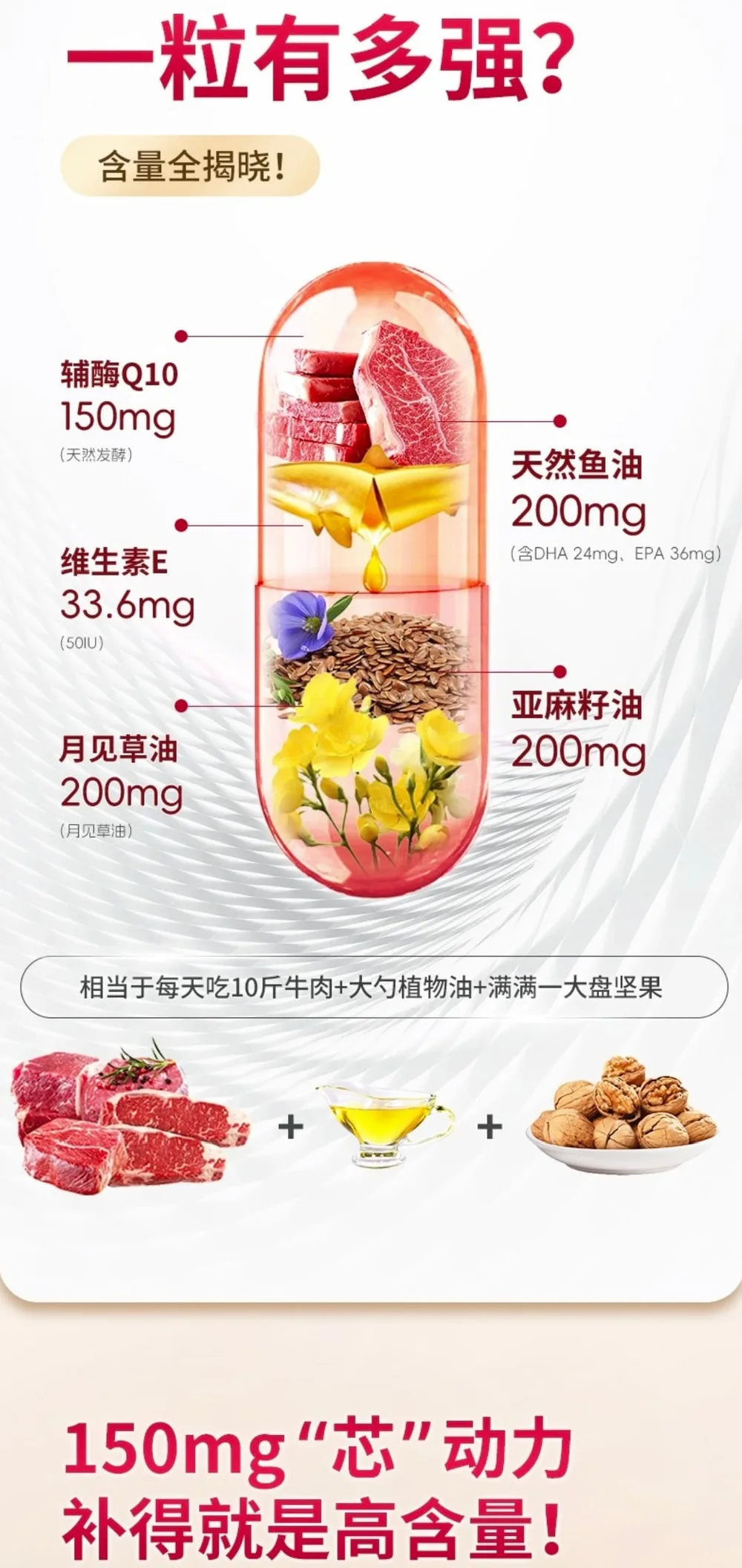 Nutra-Life 纽乐 复合150mg辅酶Q10胶囊 60粒（日常保养型）【保质期2028.02】 详情图 2