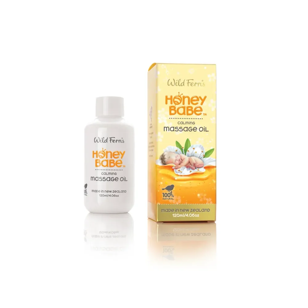 Parrs 帕氏 Honey Babe 镇静舒缓宝宝按摩油120ml【保质期2026.12】 详情图 1