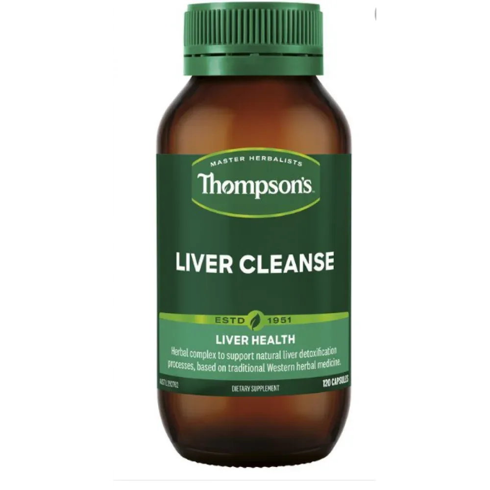 【双11-限时9折】Thompson's 汤普森 Liver Cleanse 草本清肝护肝片 120片【保质期2027.09】 详情图 1