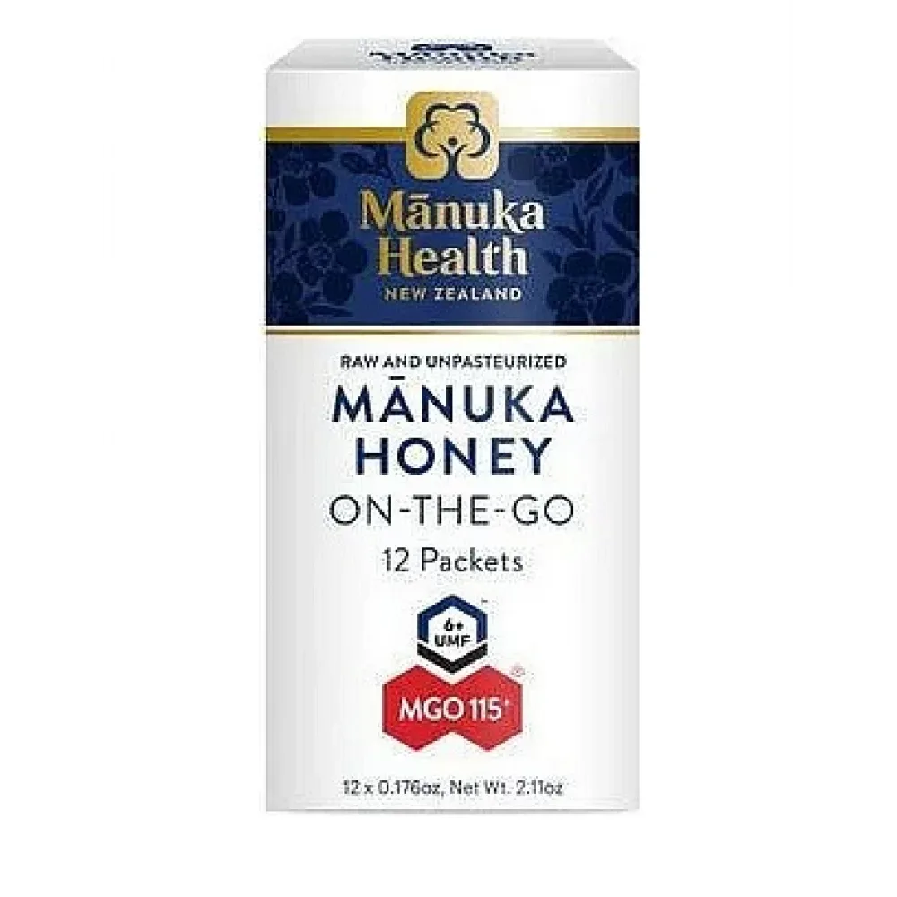 Manuka Health 蜜纽康 MGO115+ ON-THE-GO 麦卢卡蜂蜜独立包装条12×5g【保质期2030.02】 详情图 1