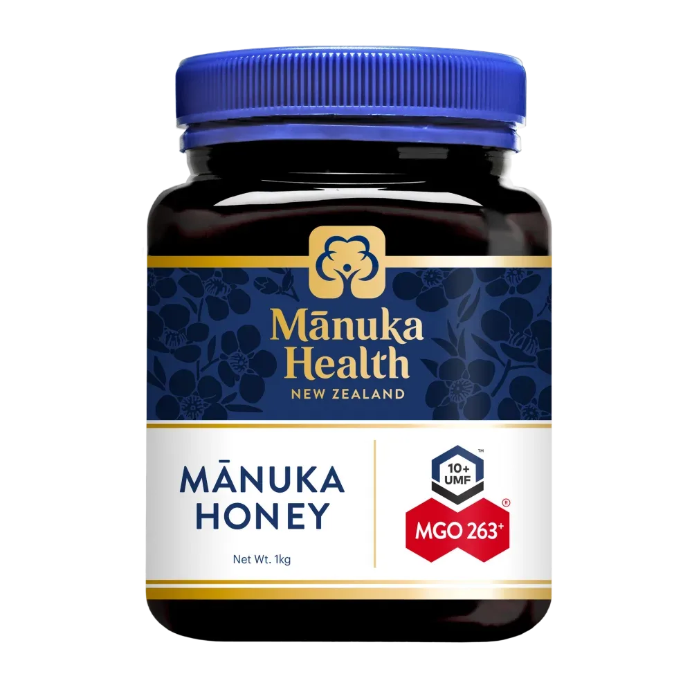 Manuka Health 蜜纽康 MGO263+/UMF 10+ 麦卢卡蜂蜜 1kg 修复肠胃功能【保质期2029.12】 详情图 1
