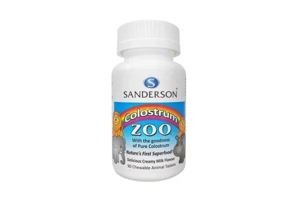 Sanderson 善德森 牛初乳咀嚼片牛奶味 90片 详情图 1