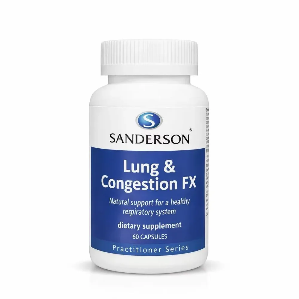 Sanderson 善德森 肺部槲皮素 清肺胶囊 60粒 详情图 1