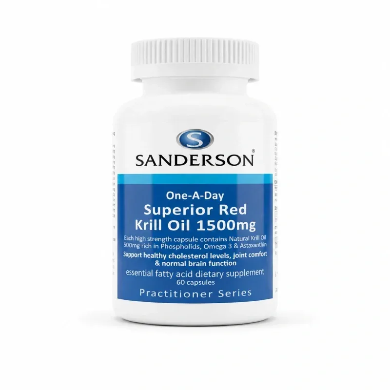 Sanderson 善德森 南极深海 磷虾油1500mg 虾青素 60粒 详情图 1