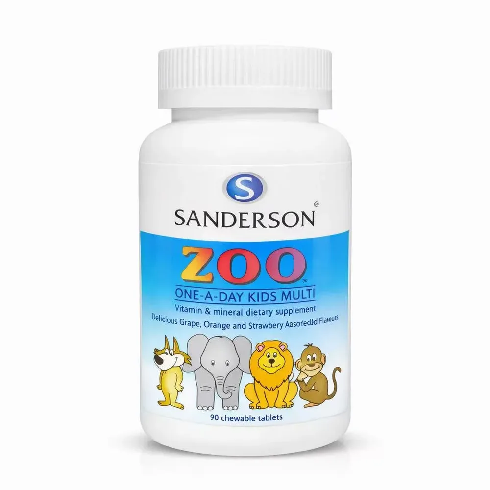 Sanderson 善德森 儿童多种维生素 90粒【保质期2028.06】 详情图 1