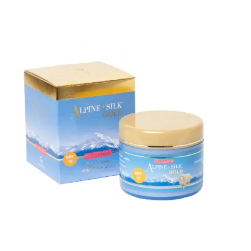 Alpine Silk 艾贝斯 Gold Placenta Day Creme with Aloe Vera 金装羊胎素 芦荟日霜 SPF15+ 100g【保质期2027.12】