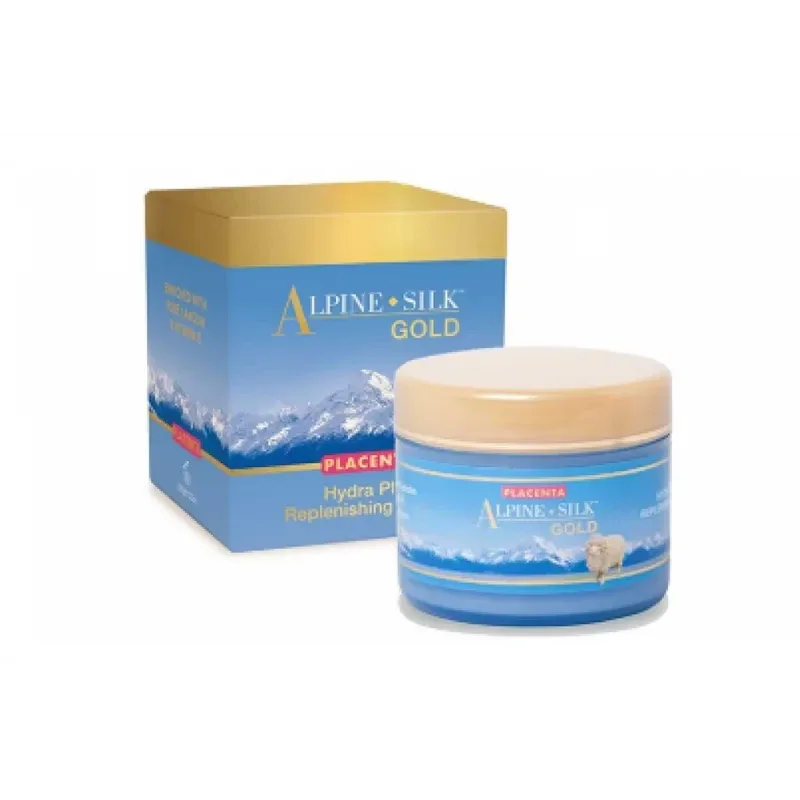 Alpine Silk 艾贝斯 Gold Placenta Hydra Plus Replenishing Creme 金装羊胎素补水保湿面霜 100g【保质期2027.12】