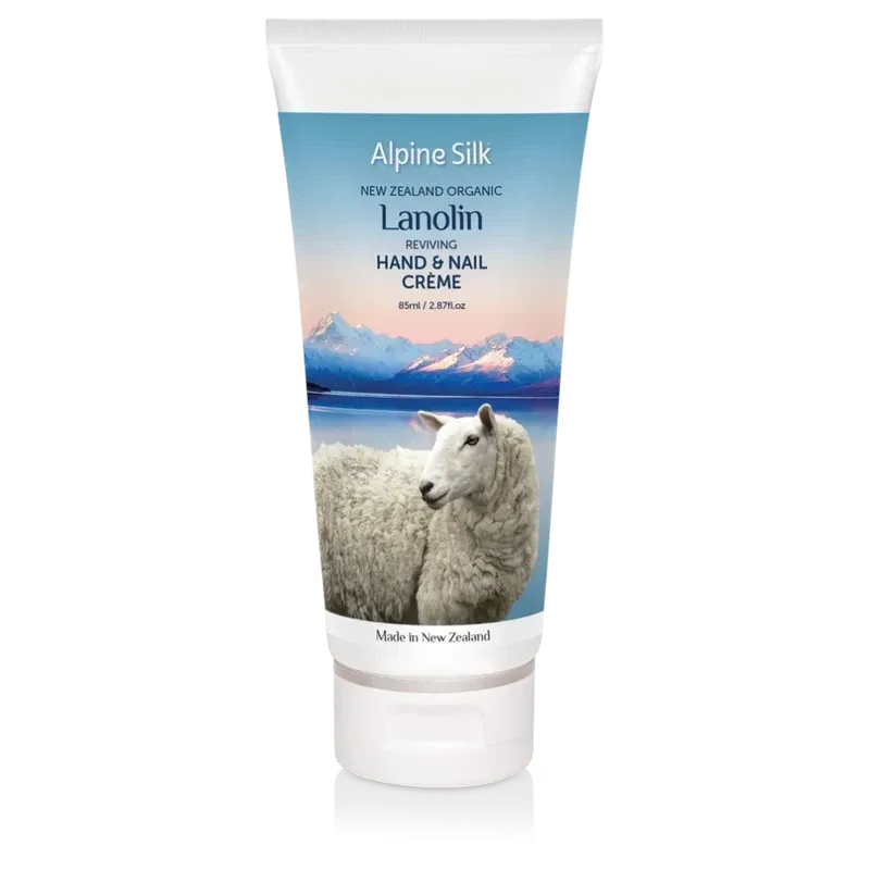 Alpine Silk 艾贝斯 Organic Lanolin Hand & Nail Creme 有机绵羊油手霜 85ml【【保质期2029.07】