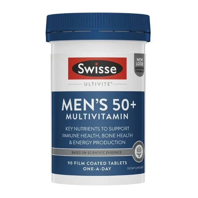 Swisse 斯维诗 50+中老年男性综合维生素片 90片【保质期2028.01】