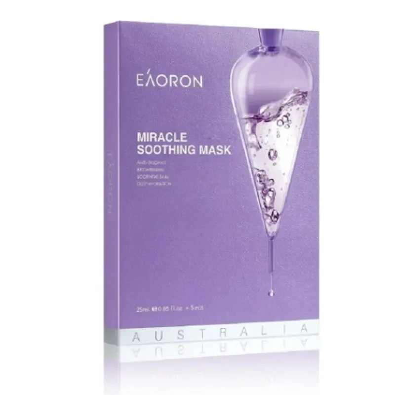 Eaoron 澳容 蓝花楹舒缓修护面膜（紫色）5片【保质期-2029.02】