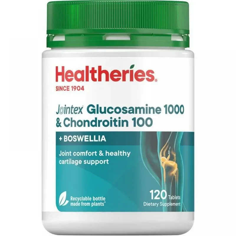 Healtheries 贺寿利 Jointex Plus氨糖1000mg软骨素100mg 120片【保质期2027.11】