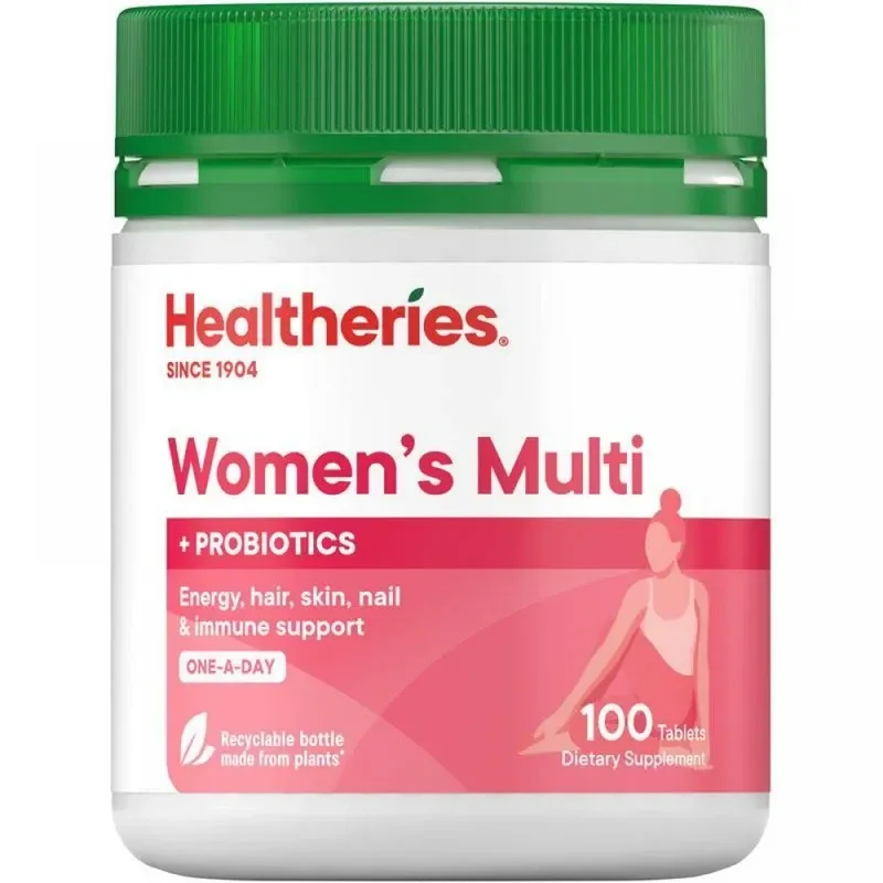 Healtheries 贺寿利 女性复合维生素 100片【保质期2028.10】