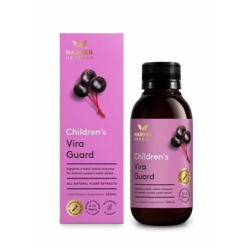 Harker Herbals 哈克草本 儿童Vira Guard防护支持草本液 150ml【保质期2029.06】