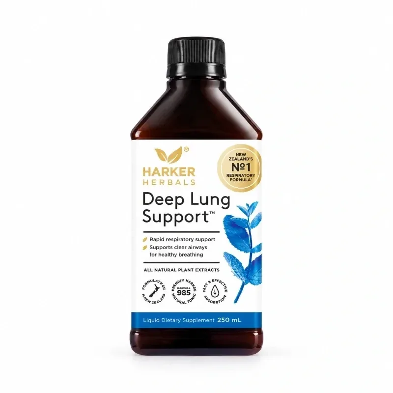 Harker Herbals 哈克草本 Deep Lung Support深层呼吸支持草本清肺液 500ml【保质期2029.08】