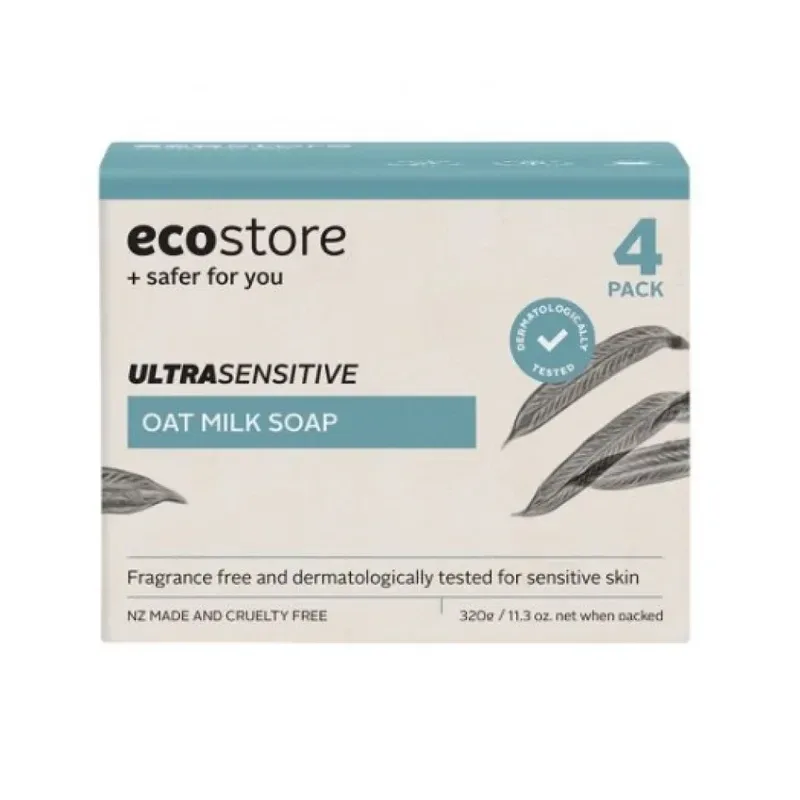 ecostore 宜可诚 燕麦奶敏感肌香皂 4块装 320g