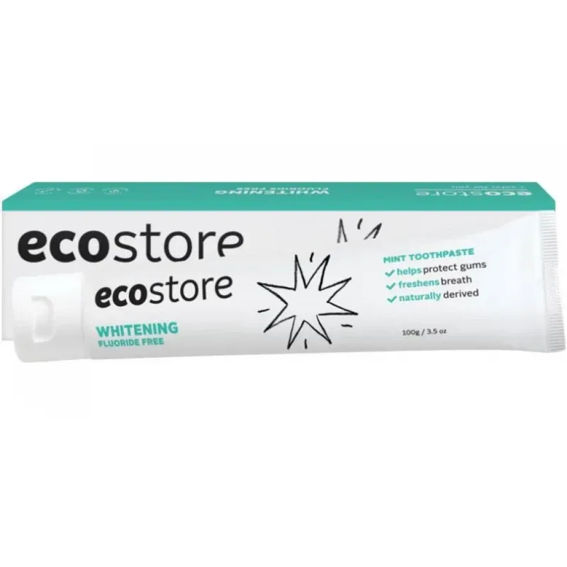 ecostore 宜可诚 焕亮牙膏(无Fluoride) 100g【保质期2028.09】