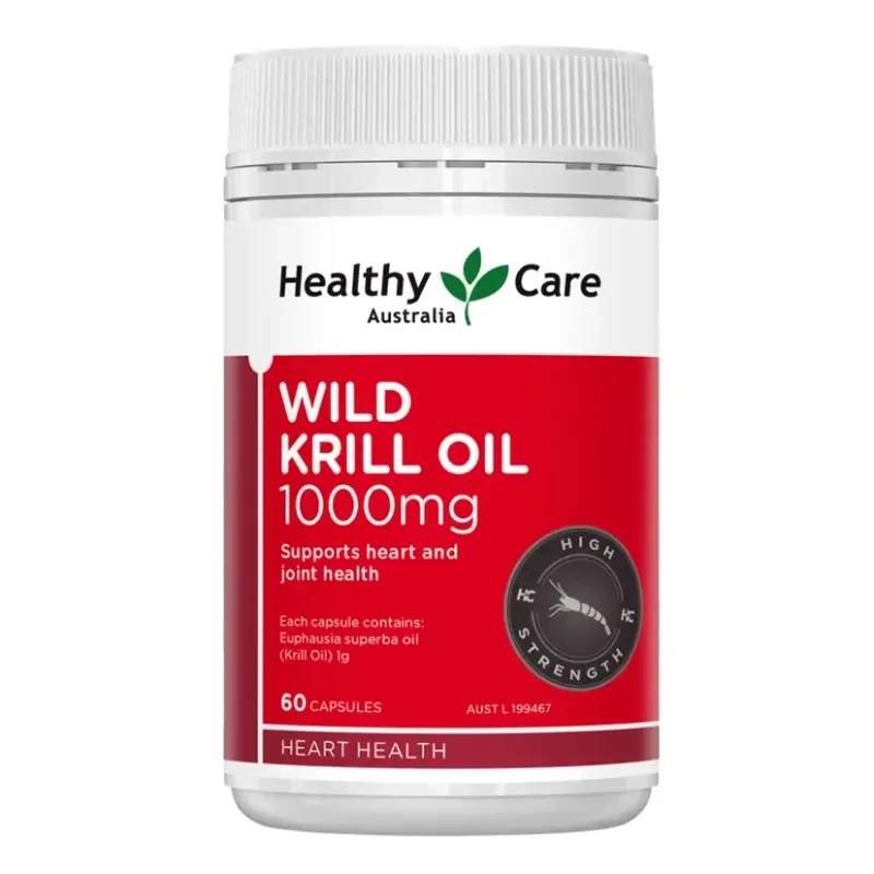 Healthy Care 澳世康 磷虾油胶囊 60粒【保质期2029.02】