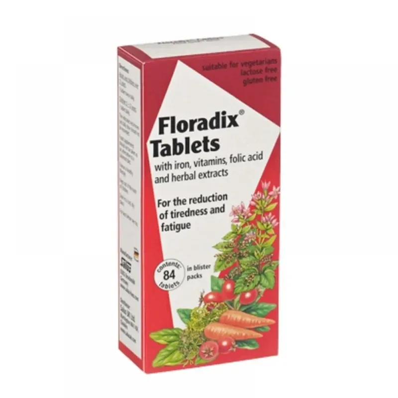 Floradix 铁元 铁元补铁营养片 84片【保质期2027.11】