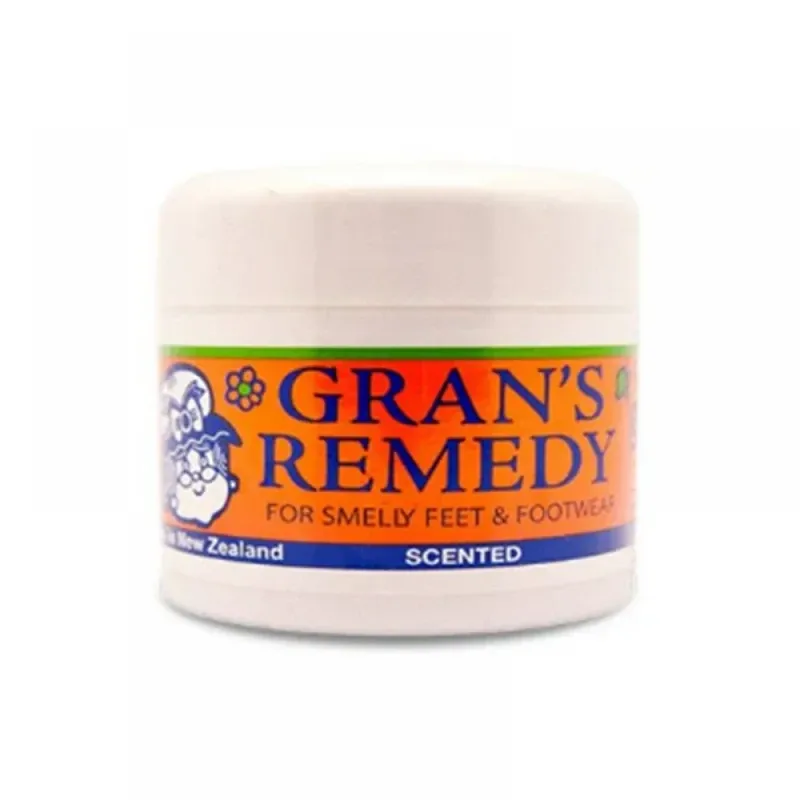 Gran's Remedy 老奶奶 清香味 红色盒 老奶奶牌爽脚粉臭脚粉鞋臭粉脚臭粉50g【保质期2030.01】