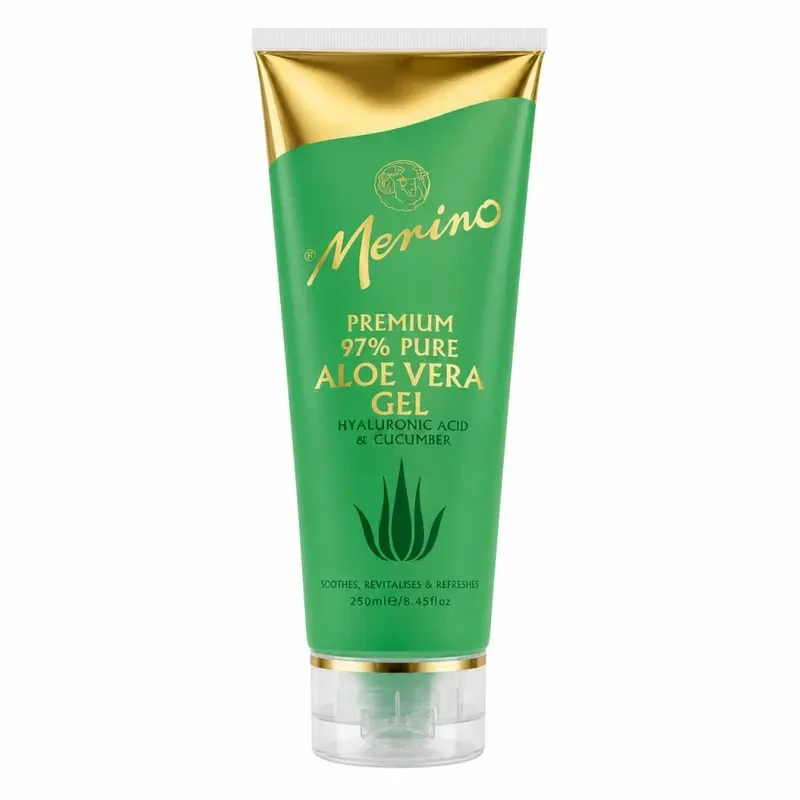 Merino 美丽诺 高级保湿芦荟胶(含玻尿酸+黄瓜)250ml【保质期2030.02】