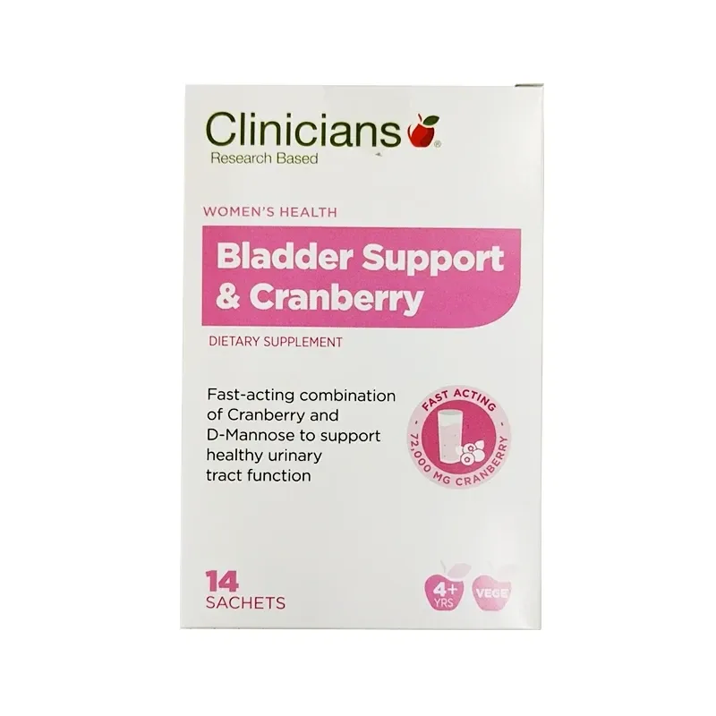 Clinicians 科立纯 蔓越莓女性营养冲剂 14包【保质期2026.12】