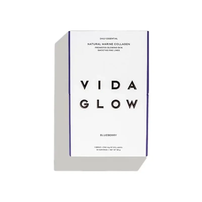 VidaGlow 深海天然胶原蛋白粉3g×30袋 蓝莓味【保质期2028.05】