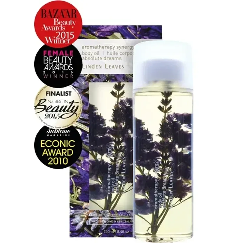 Linden leaves Absolute Dreams 身体按摩精油 #薰衣草香味 265ml【保质期2029.09】【规格：限时买赠 买大送小60ml】