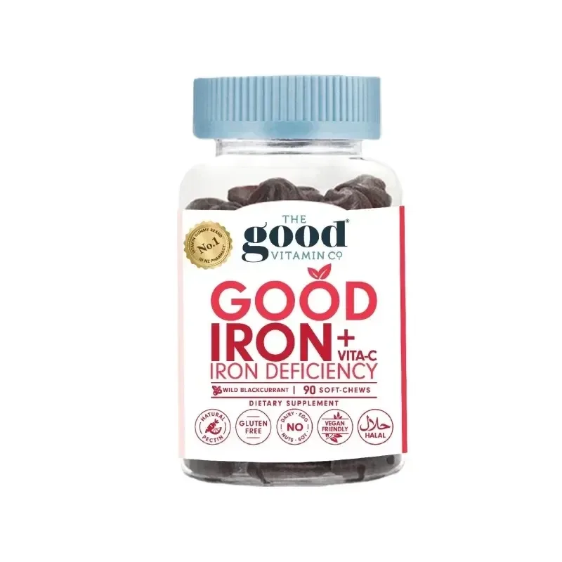 The Good Vitamin Co Adult Good Iron+ 成人补铁软糖 90粒【保质期2028.02】