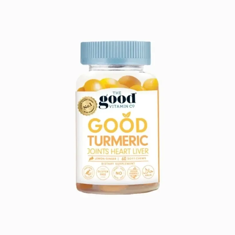 The Good Vitamin Co Adult Good Turmeric 成人姜黄素软糖 60粒【保质期2028.03】