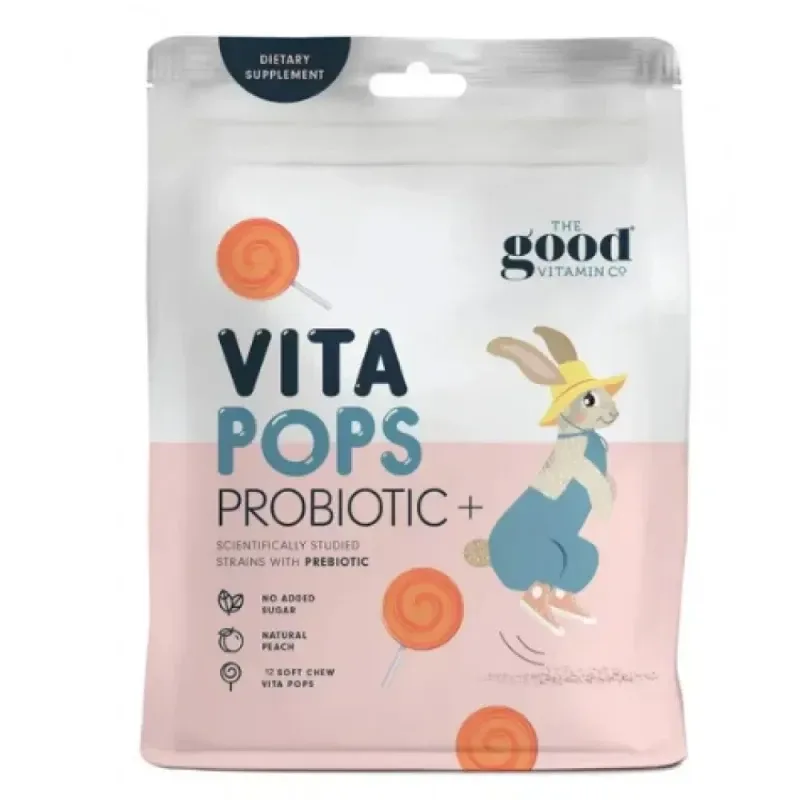 The Good Vitamin Co Kids Good Probiotic+ 儿童益生菌棒棒糖 12支【保质期2027.12】