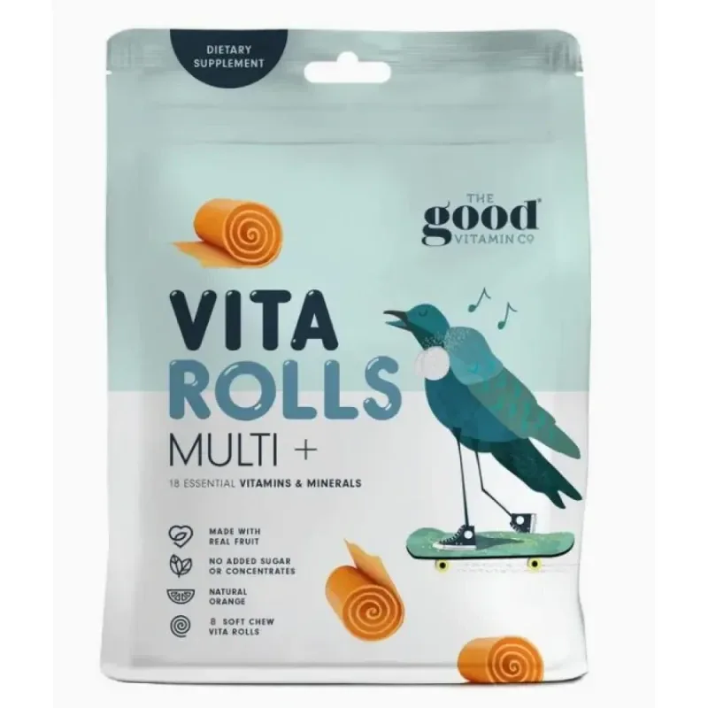 The Good Vitamin Co Vita Rolls Multi+ 水果卷 多维 8个【保质期2027.12】