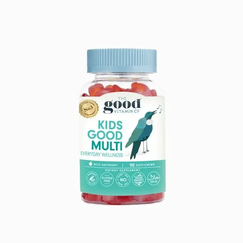 The Good Vitamin Co 儿童多种维生素咀嚼软糖 覆盆子味 90粒【保质期2028.08】