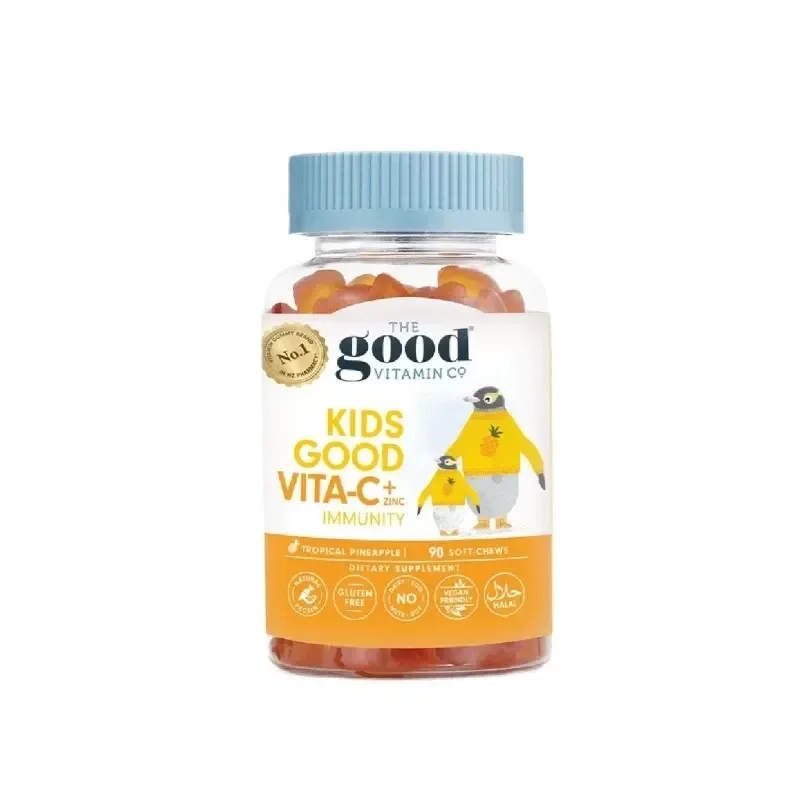 The Good Vitamin Co 维C咀嚼软糖 热带菠萝味 90粒【保质期2028.06】