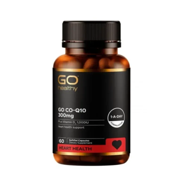 GO Healthy 高之源 辅酶Q10 高含量 300mg 60粒（强效补充型）【保质期2029.04】