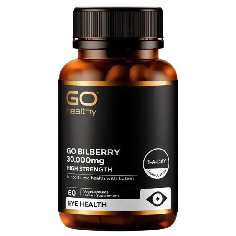 GO Healthy 高之源 蓝莓越橘精华 30000mg 60粒【保质期2029.02】
