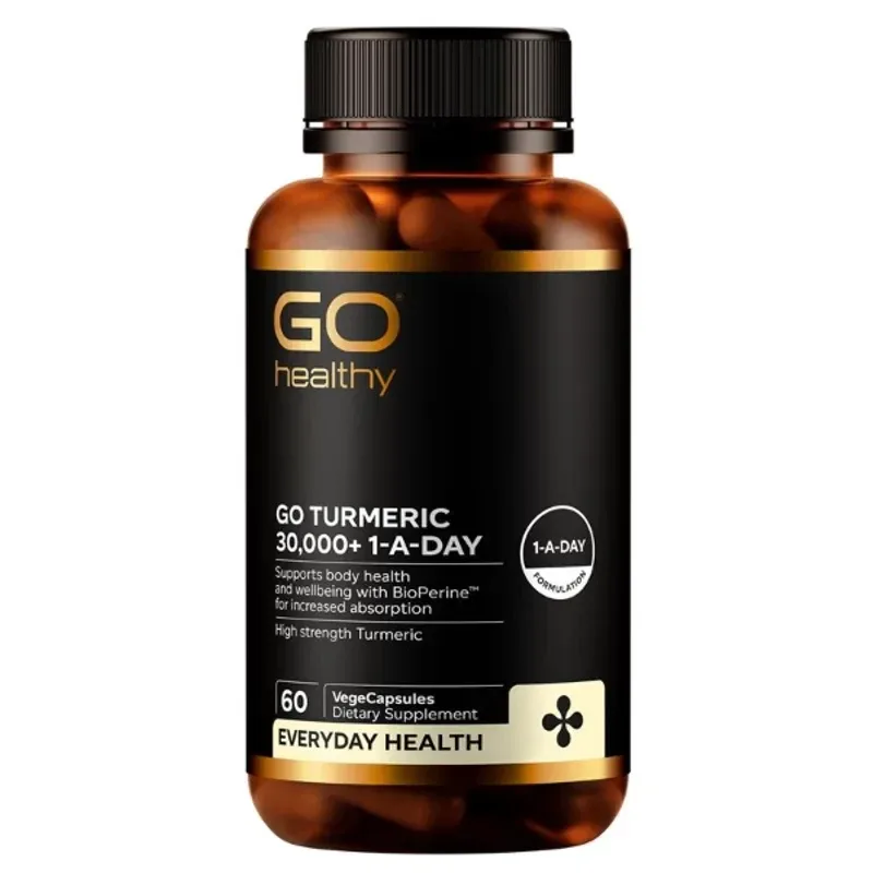 GO Healthy 高之源 TURMERIC姜黄素 30,000mg 60粒【保质期2027.10】