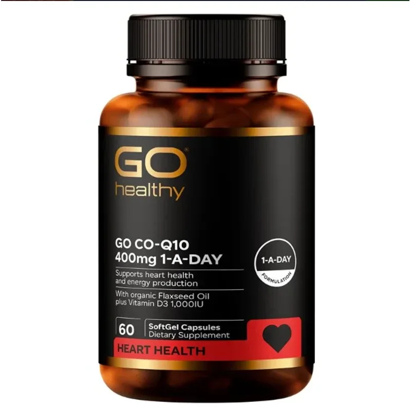 GO Healthy 高之源 心脏辅酶COQ10 400mg 60粒（强效补充型）【保质期2029.03】