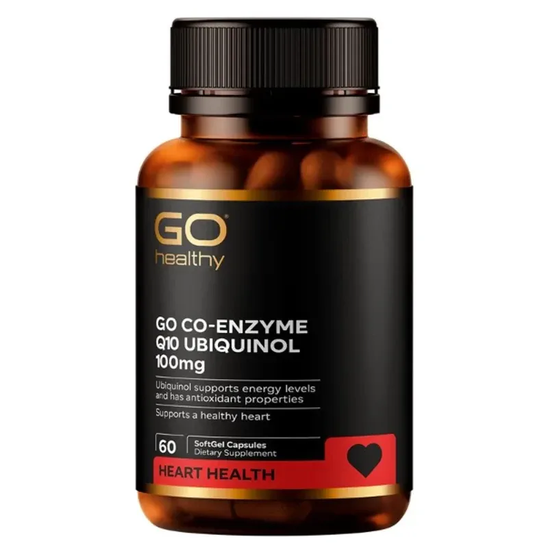 GO Healthy 高之源 辅酶 100mg 60粒（泛醇还原型）【保质期2028.09】